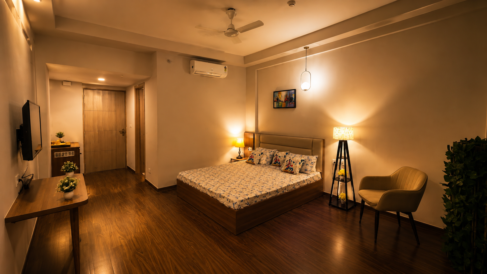 Bedroom interior — The Urban Hideout